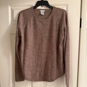 Sweet Romeo Brown Crew Neck Sweater